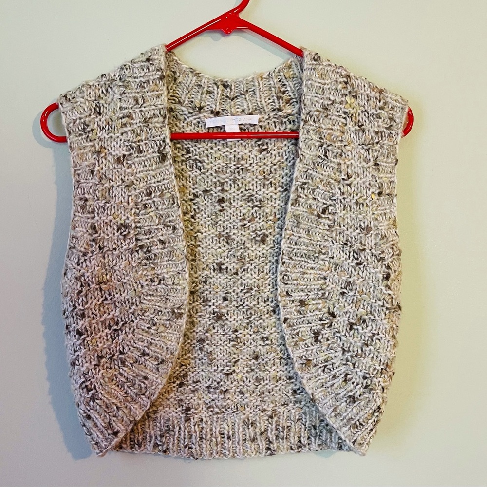 Rebecca Taylor Wool Mohair Blend Sweater Vest